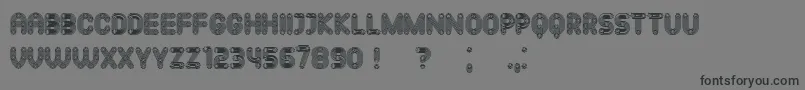 Mechanismo Font – Black Fonts on Gray Background