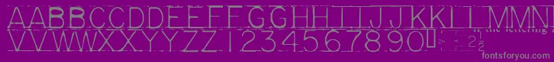 Weitere Informationen zur MECHF -Schriftart MECHF -Schriftart – Graue Schriften auf violettem Hintergrund