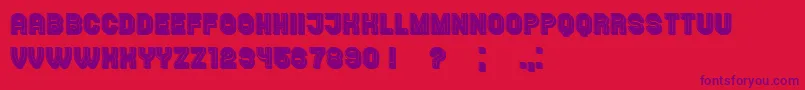Medication Black Font – Purple Fonts on Red Background