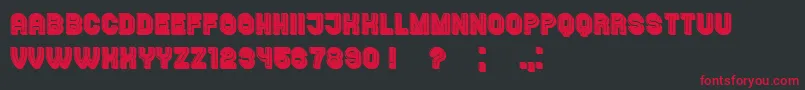 Medication Black Font – Red Fonts on Black Background