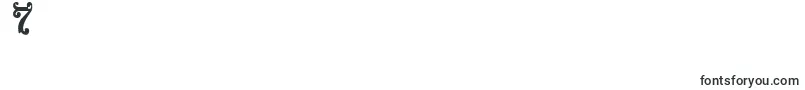 Medieval Sorcerer Ornamental-Schriftart – Schriften für die Ziffer 7