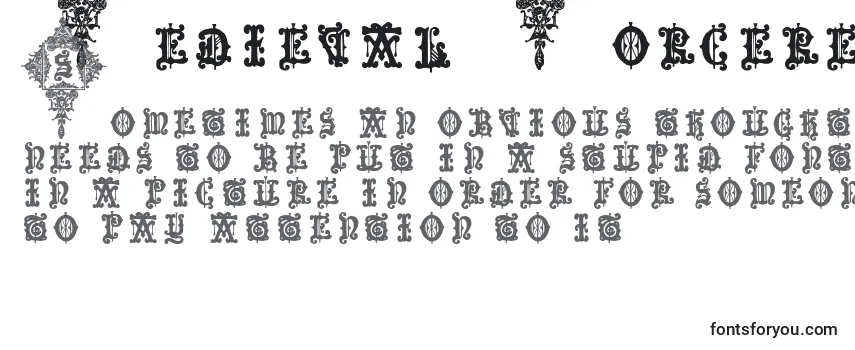 Шрифт Medieval Sorcerer Ornamental