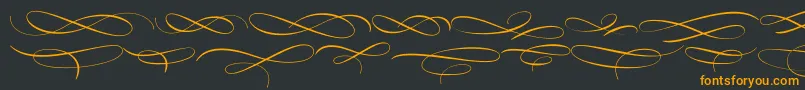 fuente MedishDeco PERSONAL USE ONLY – Fuentes Naranjas Sobre Fondo Negro