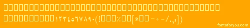 Más sobre la fuente BMah fuente BMah – Fuentes Amarillas Sobre Fondo Naranja