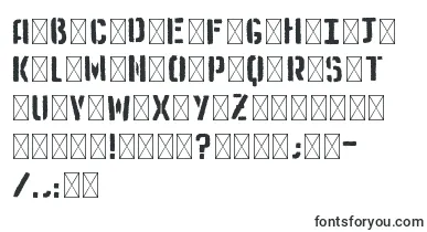 Medistencil font – stencil Fonts