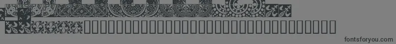 MEDITI   Font – Black Fonts on Gray Background