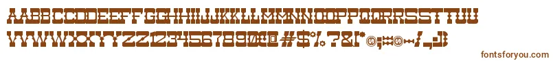 Medium Rare Font – Brown Fonts on White Background