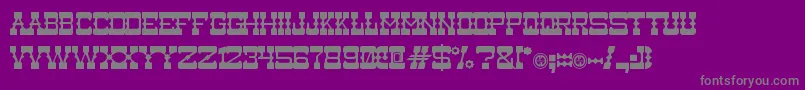 Police Medium Rare – polices grises sur fond violet