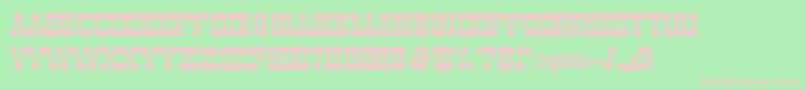 Medium Rare Font – Pink Fonts on Green Background