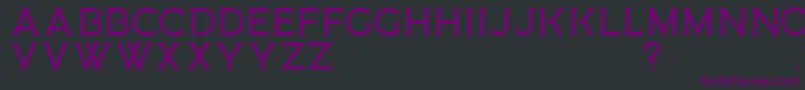 Шрифт MedusaGothic D – фиолетовые шрифты на чёрном фоне