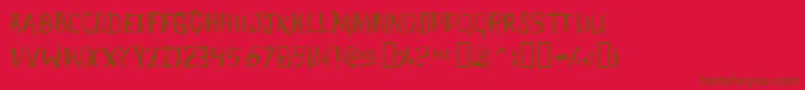 Lisätietoja MEETJH -fontista MEETJH -fontti – ruskeat fontit punaisella taustalla