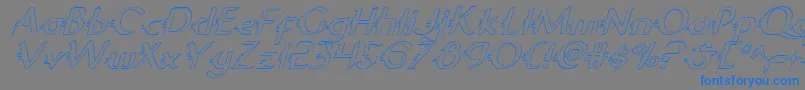 Más sobre la fuente GypsyRoadOutlineItalic fuente GypsyRoadOutlineItalic – Fuentes Azules Sobre Fondo Gris
