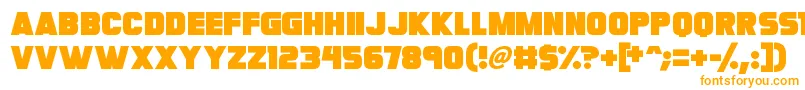 Megabomb Font – Orange Fonts