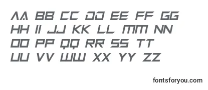 Czcionka Megabot Five Italic