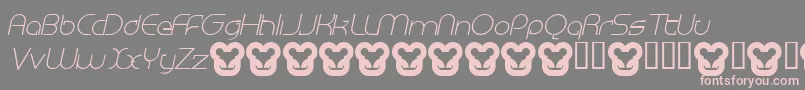 MEGAI    Font – Pink Fonts on Gray Background