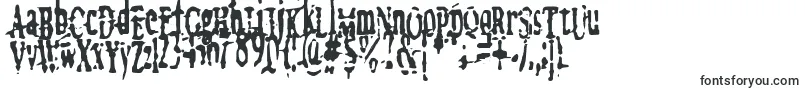 Шрифт megalomania   x – шрифты для VK