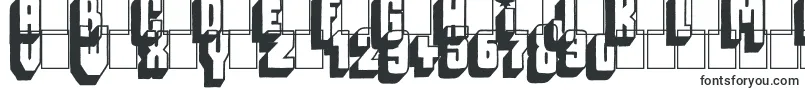 Шрифт Megalopolis off – широкие шрифты