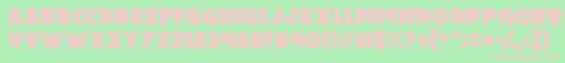 More about Megalopolis X Font Megalopolis X Font – Pink Fonts on Green Background