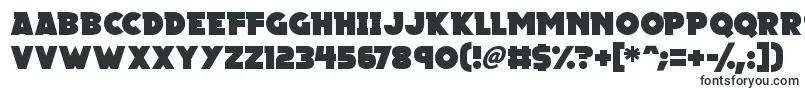 Шрифт Megalopolis X – трафаретные шрифты