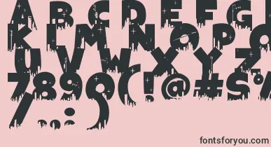 Megapoliscape font – Black Fonts On Pink Background