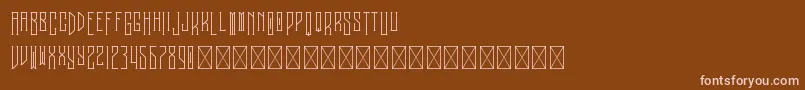 Saiba mais sobre a fonte Melancholy PersonalUse Fonte Melancholy PersonalUse – fontes rosa em um fundo marrom