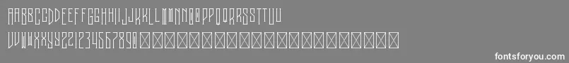 Melancholy PersonalUse Font – White Fonts on Gray Background