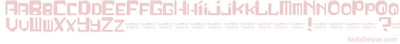 SqueezyCheez Font – Pink Fonts on White Background