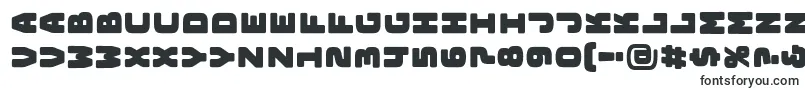 Шрифт BungeelayersrotatedOutline – жирные шрифты