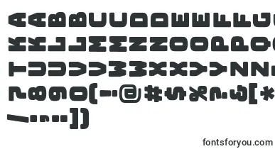  BungeelayersrotatedOutline font
