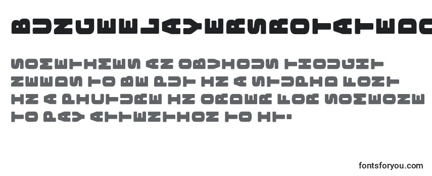 BungeelayersrotatedOutline-fontti