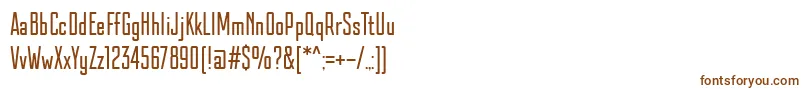 KazmannSans Font – Brown Fonts on White Background