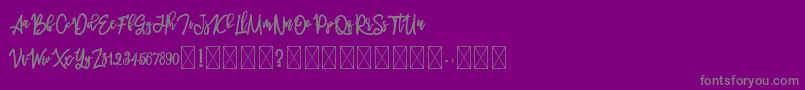 More about melankolis Font melankolis Font – Gray Fonts on Purple Background