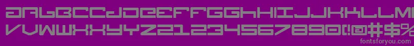 Legion ffy Font – Gray Fonts on Purple Background