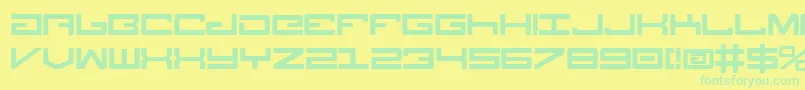Legion ffy-fontti – vihreät fontit keltaisella taustalla