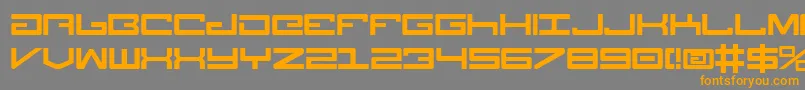 Шрифт Legion ffy – оранжевые шрифты на сером фоне