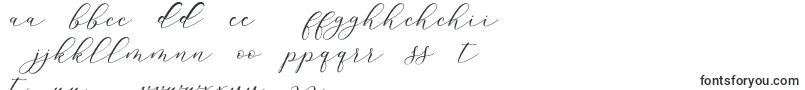 Melinda script-Schriftart – tschechische Schriften