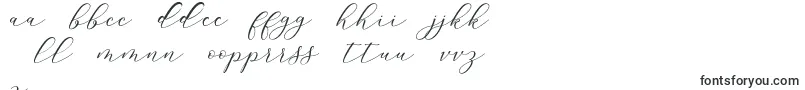 Fonte Melinda script – fontes letãs