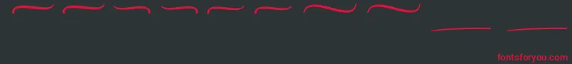 Mellifret Swash Font – Red Fonts on Black Background