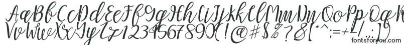 Police Mellitta script – polices calligraphiques