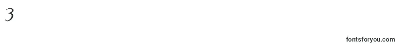 Mellitta script Font – Fonts for Digit 3