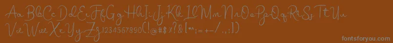 Подробнее о шрифте melodie Шрифт melodie – серые шрифты на коричневом фоне