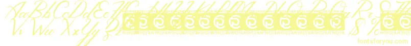 Weitere Informationen zur MelodiousScript Free-Schriftart MelodiousScript Free-Schriftart – Gelbe Schriften