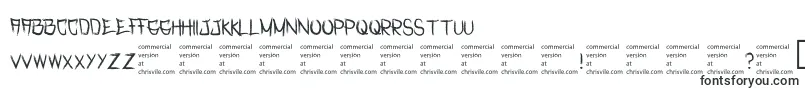 Шрифт RasterizedRegular – размытые шрифты