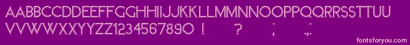 Fonte Member – fontes rosa em um fundo violeta