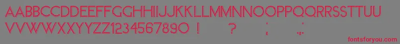 Member Font – Red Fonts on Gray Background