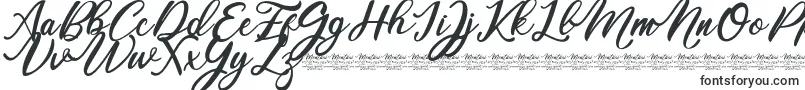 Mentari-fontti – Kalligrafiafontit
