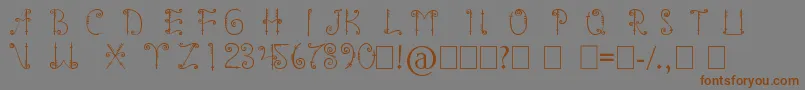More about mentawai font Font mentawai font Font – Brown Fonts on Gray Background