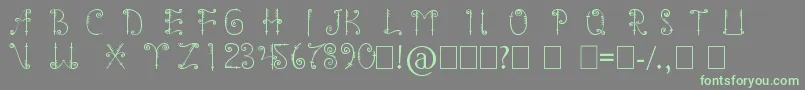 More about mentawai font Font mentawai font Font – Green Fonts on Gray Background