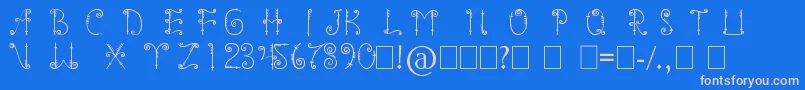 More about mentawai font Font mentawai font Font – Pink Fonts on Blue Background