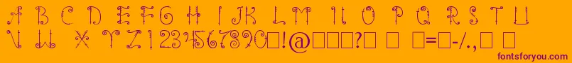 More about mentawai font Font mentawai font Font – Purple Fonts on Orange Background